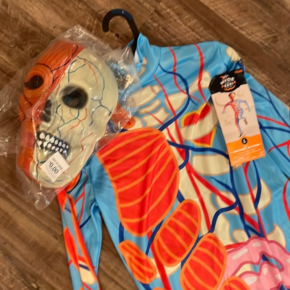 Human body jumpsuit with mask and gloves - Picture 1 of 5